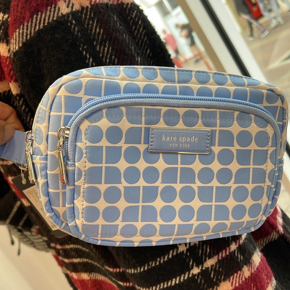 Kate Spade Noel Jacquard Belt Bag
Astral Blue 
NWT - Picture 5 of 16